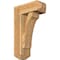 Ekena Millwork Legacy Craftsman Rough Sawn Bracket w/ Offset Brace, Western Red Cedar, 8"W x 20"D x 32"H BKT0806X20X32LEC04RWR - alternate 1